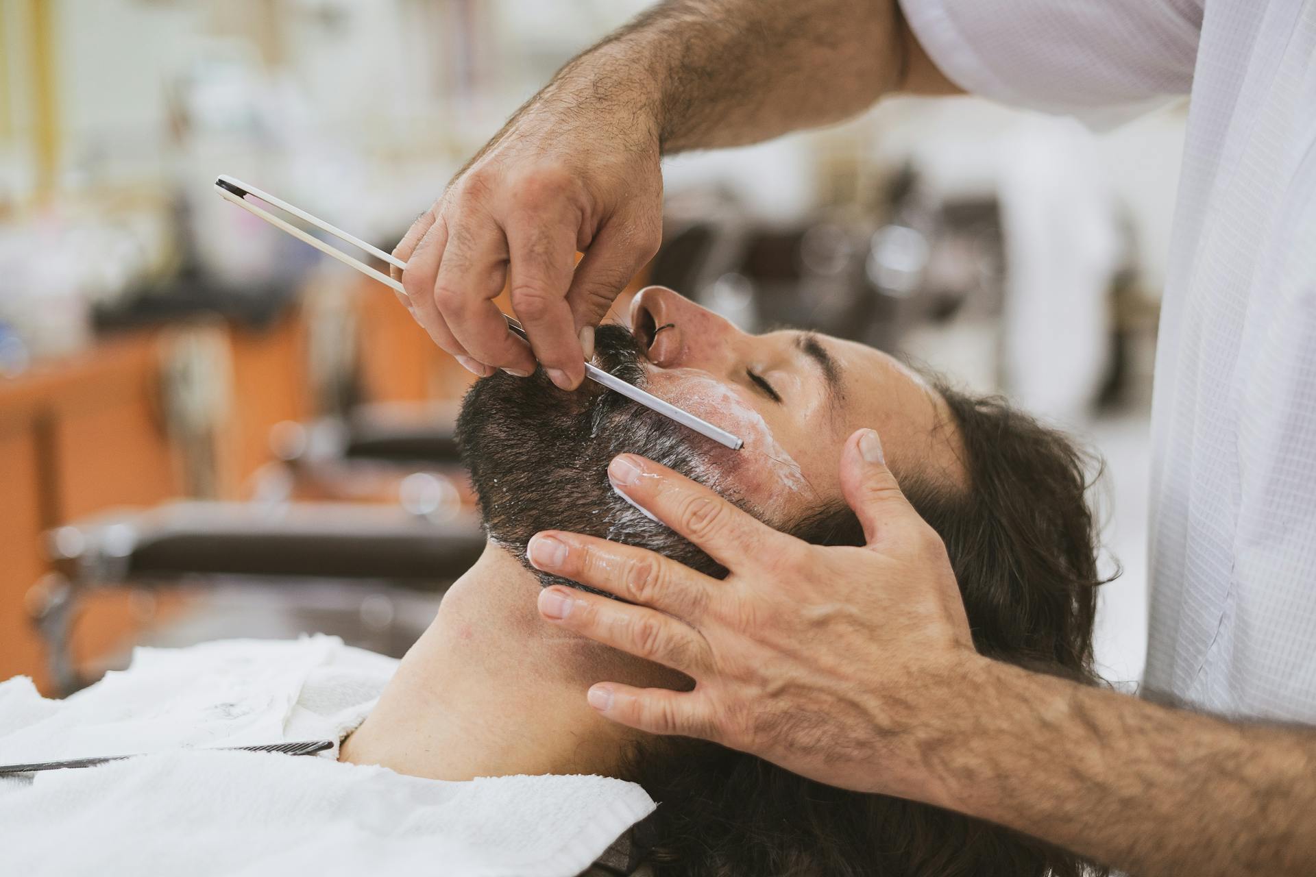 Hot Towel Shave — straight razor ritual